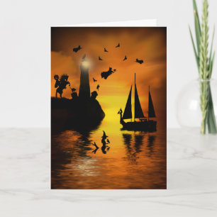Carte Imaginaire, Mystical Nautical Witches Halloween