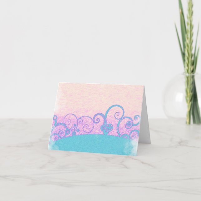 carte imaginaire pastel grunge (Devant)