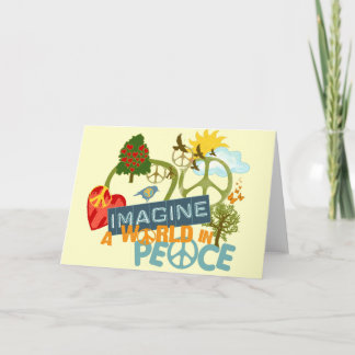 Carte Imaginez un monde en paix