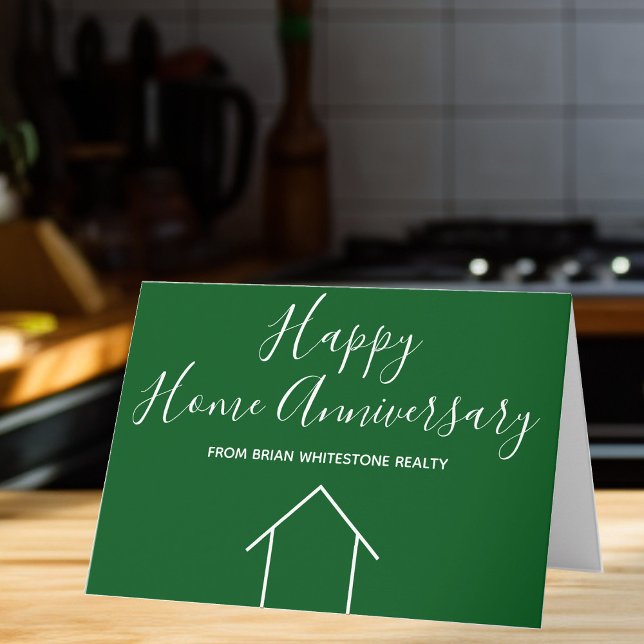 Carte Immobilier Happy Home Anniversaire Personnalisé Ve (Créateur téléchargé)