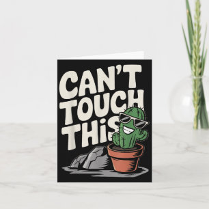 Carte Impossible de toucher ce Cool Cactus