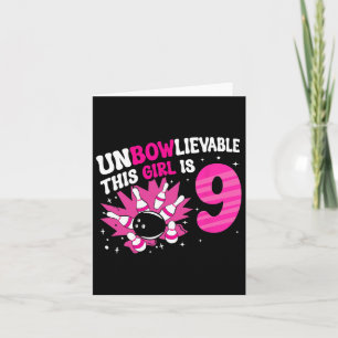 Carte Impraticable Cette Fille Est 9 Bowling 9e Annivers