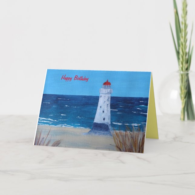 Carte Impression acrylique du phare Talacre (Devant)