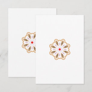 Carte Impression d'art floral Mandala   Décor Boho