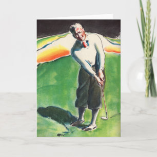 Carte Impression de golf de 1934
