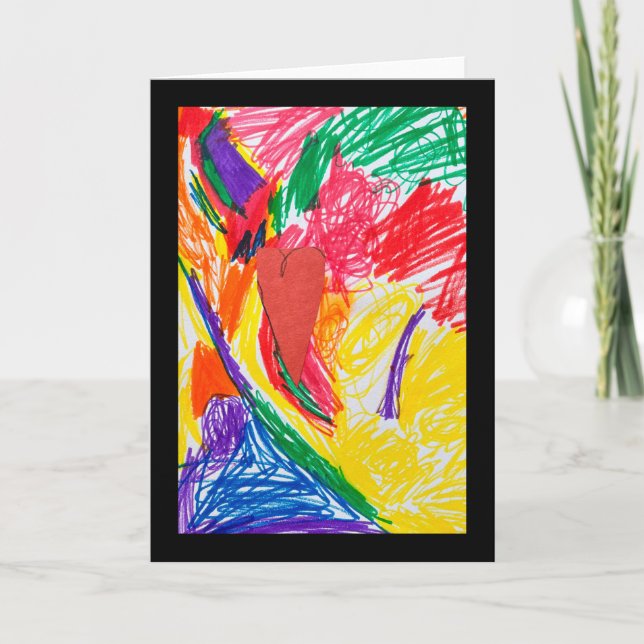 Carte Impression personnalisée d'art pour enfants (Devant)