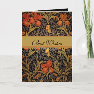 Carte impression vintage William Morris 3