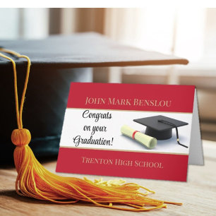 Carte Impressionnantes félicitations aux diplômés ! Dipl
