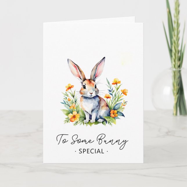 Carte imprimable Some Bunny Loves You (Devant)