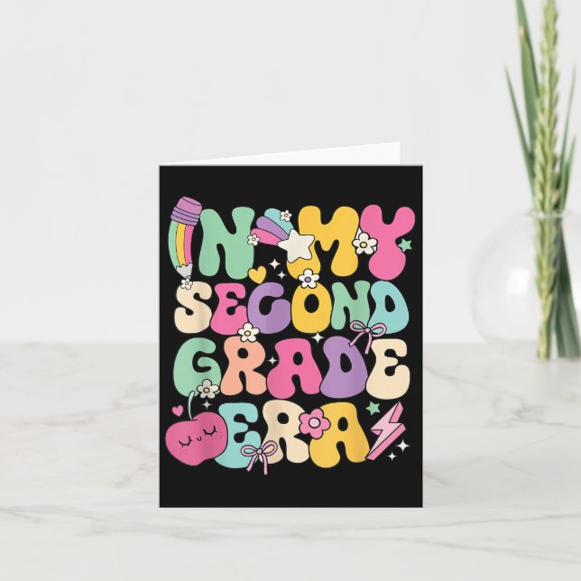 Carte In My Second Grade Era Teachers Women Back To Scho (Devant)