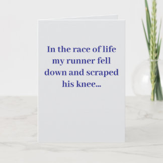 Carte In the race of life... #1 Joke Card