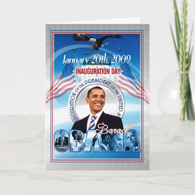 Carte Inauguration de Barack Obama (Devant)