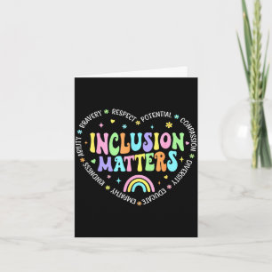 Carte Inclusion éducation spécialisée pour enseignante I