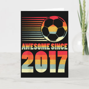 Carte Incroyable depuis 2017 Cadeaux Vintage de Football