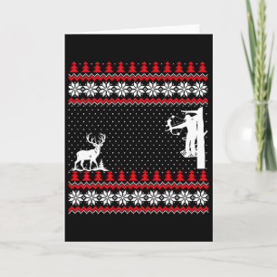 Carte Incroyable Mignon Drôle Canard Chasseur Cerf Chass