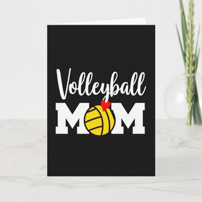 Carte Incroyable pour Maman de Volley (Devant)