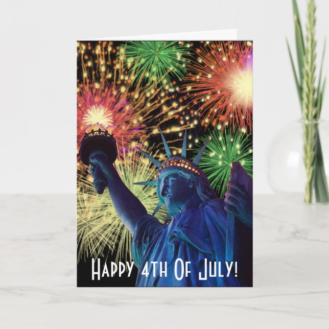 Carte Independence Day 4th Of July Card (Devant)