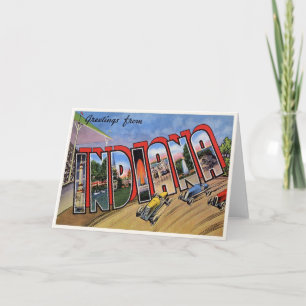 Carte Indiana vintage