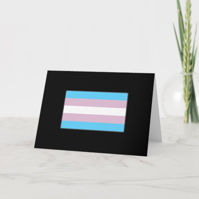 Carte Indicateur de fierté transgenre (Devant)
