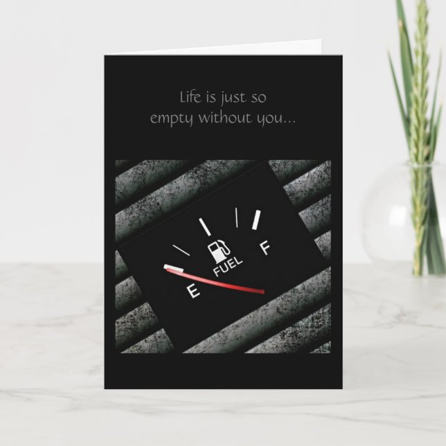 Carte Indicateur de mesure de gaz (Devant)