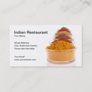 Carte indienne de restauration