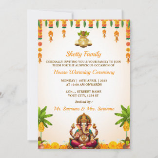 Carte indienne d'invitation au réchauffement clima