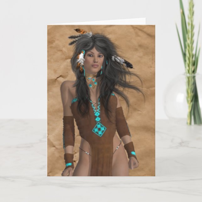 Carte indienne Maiden Toutes les occasions (Devant)