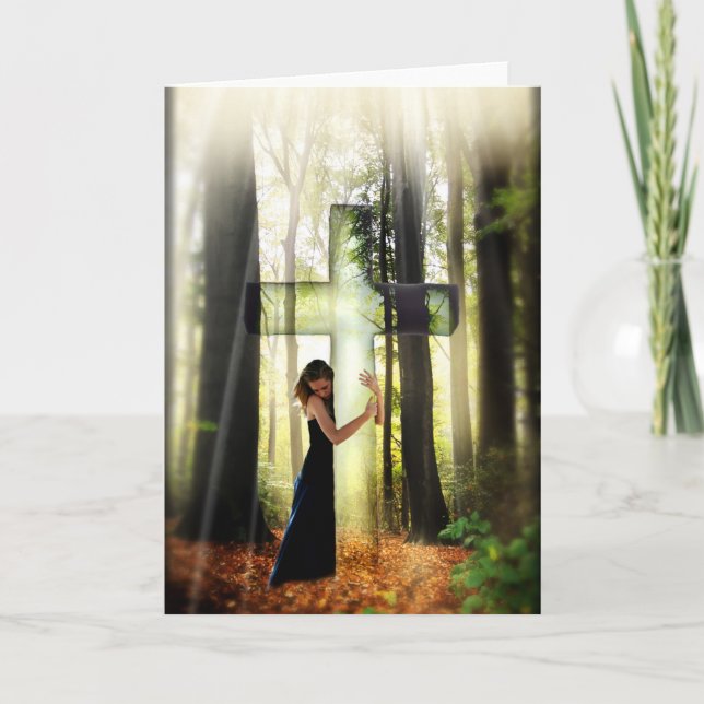 Carte Indulgent (carte chrétienne contemporaine d'art) (Devant)