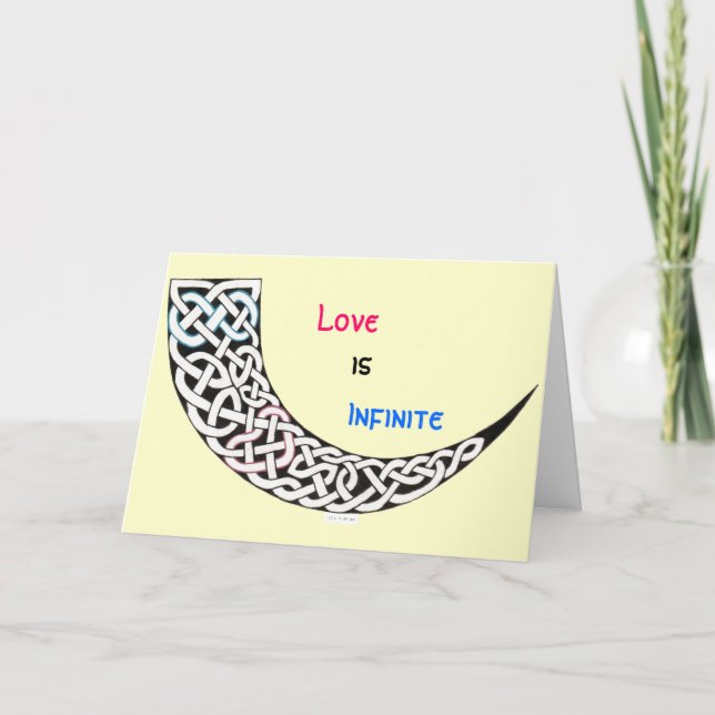 Carte infinie de Saint-Valentin d'amour (Devant)