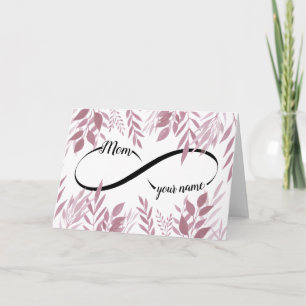 Carte Infinite Amour Maman Cadeau
