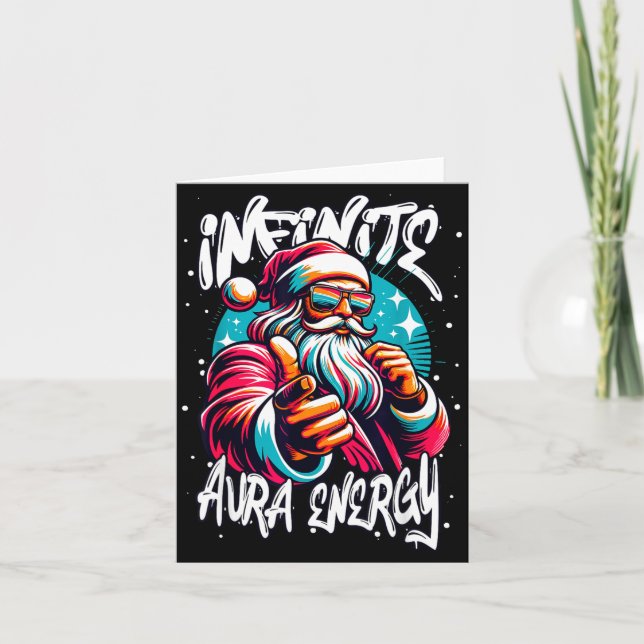 Carte Infinite Aura Energy And Sigma Rizzmas  (Devant)