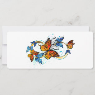 Carte Infinité de papillons monarques