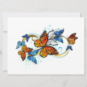 Carte Infinité de papillons monarques