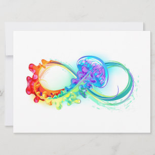 Carte Infinity avec Rainbow Jellyfish