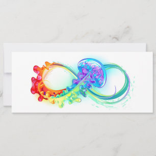 Carte Infinity avec Rainbow Jellyfish