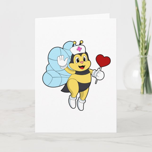 Carte Infirmière abeille avec cœur.PNG (Devant)