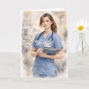 Carte Infirmière amusante Prière Ézéchiel 25:17
