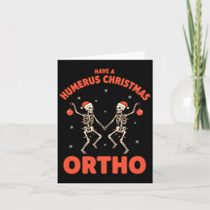 Carte Infirmière ayez un Noël humérus, T-shirt orthopédi