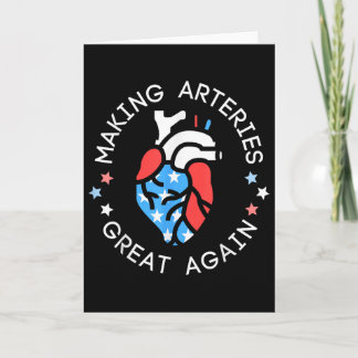 Carte Infirmière cardiaque du 4 juillet rendant les artè