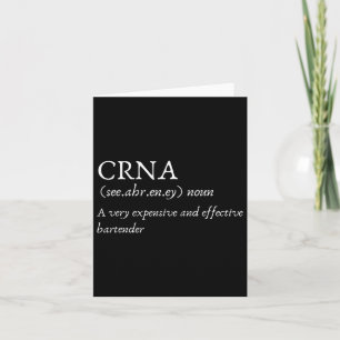 Carte Infirmière certifiée anesthésistes Crna Funny