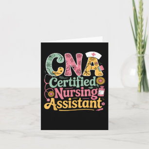 Carte Infirmière certifiée Istant Cna Nurse Carese Hospi