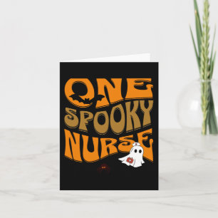 Carte Infirmière d'Halloween Produit drôle Scary Déplais