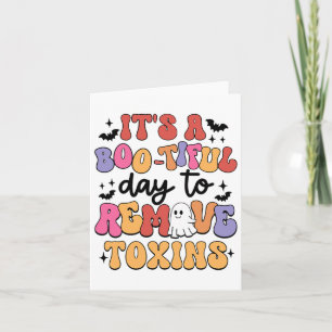 Carte Infirmière dialyse Halloween Supprimer Toxin Rein