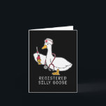 Carte Infirmière diplômée Silly Goose, infirmière drôle,<br><div class="desc">Infirmière diplômée Silly Goose,  infirmière drôle,  amoureux de l'oie</div>