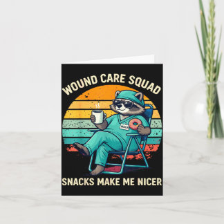 Carte Infirmière en soins des plaies Humour drôle Les sn