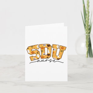 Carte Infirmière Halloween Sdu Rn Chute Éffrayante
