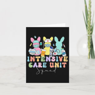 Carte Infirmière Icu Bunny Unité de soins intensifs Infi