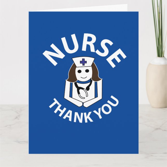 Carte Infirmière Merci Infirmière (Devant)