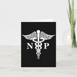 Carte Infirmière Praticien Caduceus Symbole Médicale poc