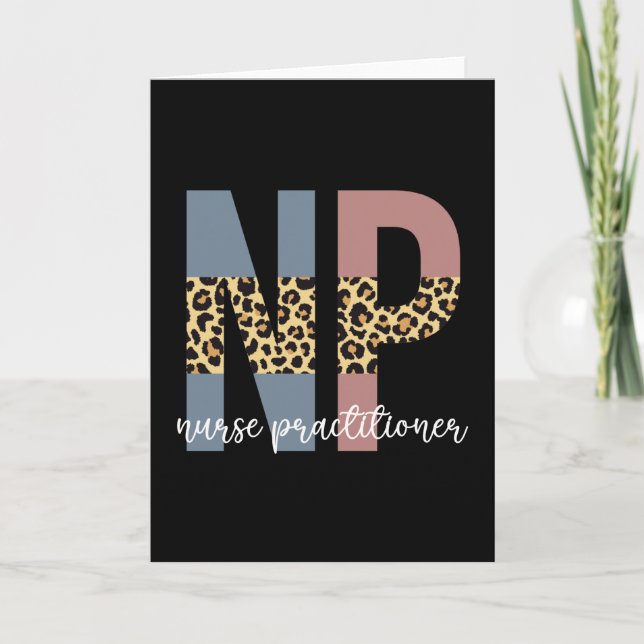 Carte Infirmière Praticien NP cadeaux d'appréciation (Devant)